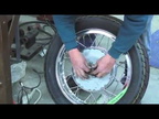 Restoring Moto Guzzi Police Wheels with Dave Moore in 2007